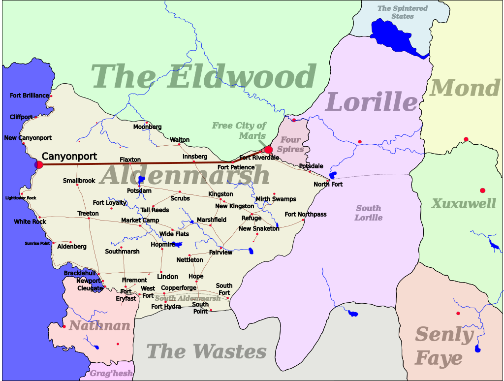 Map of Aldenmarsh